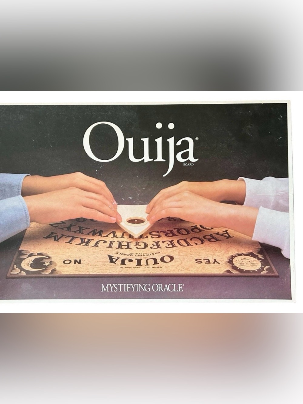 VINTAGE Ouija Board Mystifying Oracle Game by Parker Brothers 1992 William Fuld.